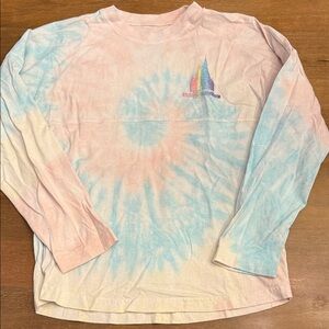 Disney YXl Tie-Dye Pastel Long Sleeve Tee